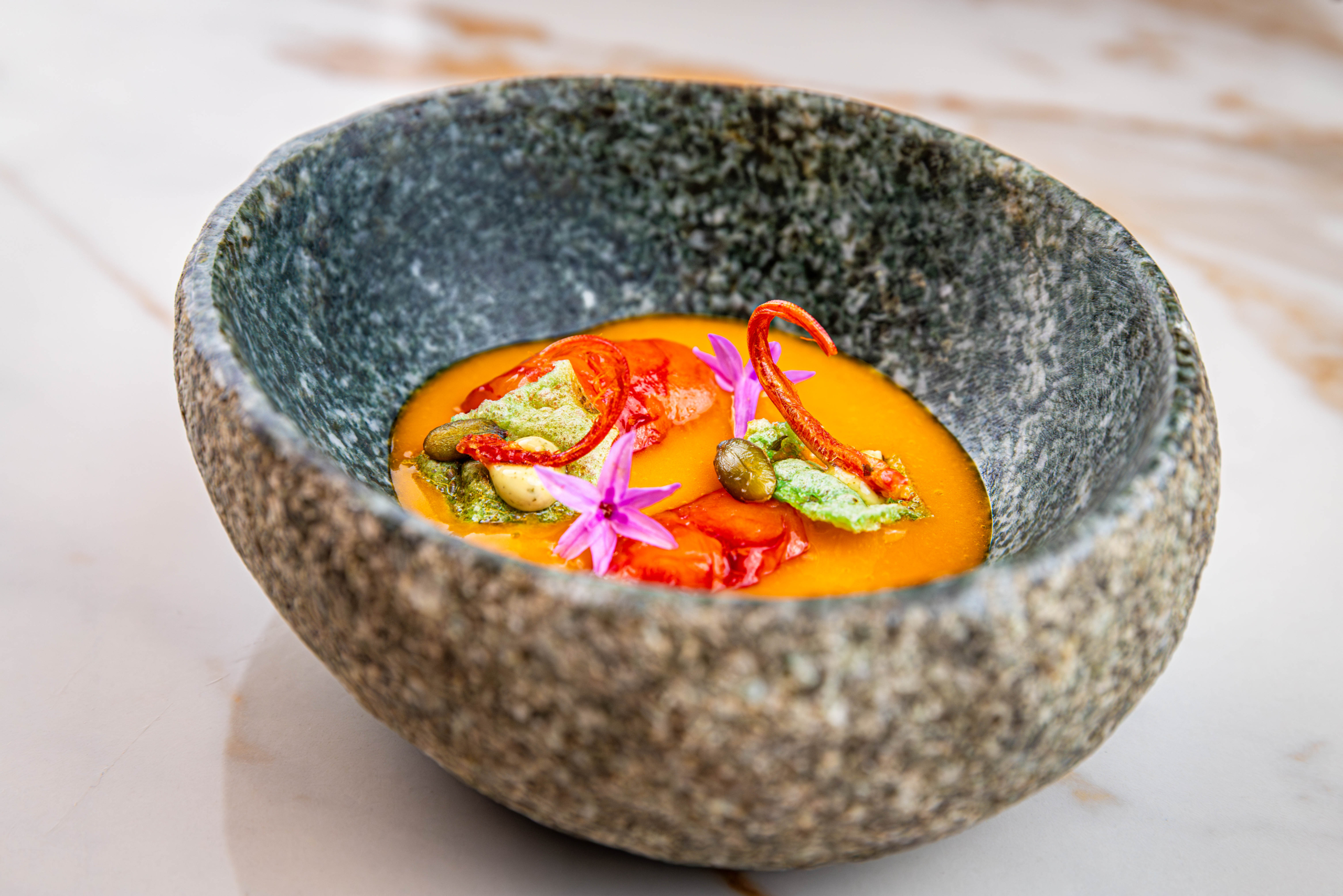 Plato de la nueva Carta de María de la O restaurante diciembre 2024