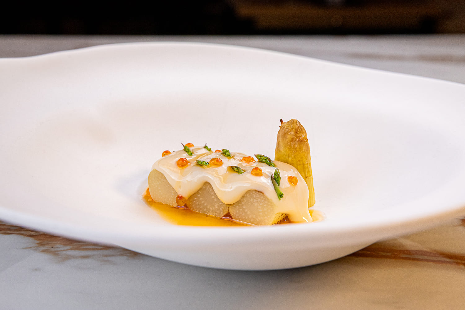 Plato de la nueva Carta de María de la O restaurante julio 2025